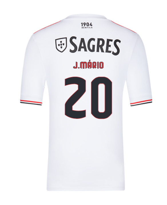 2021/22 Benfica Away Kit Soccer Jersey with J.Mário 20 printing